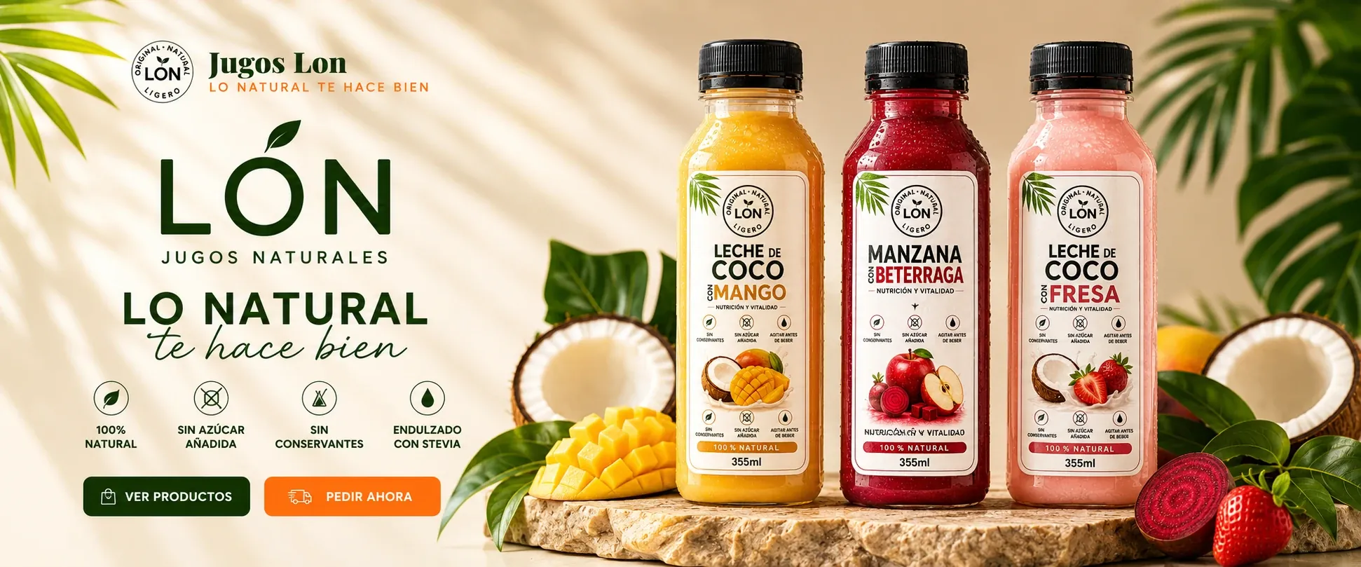 Jugos Lon - Lo natural te hace bien